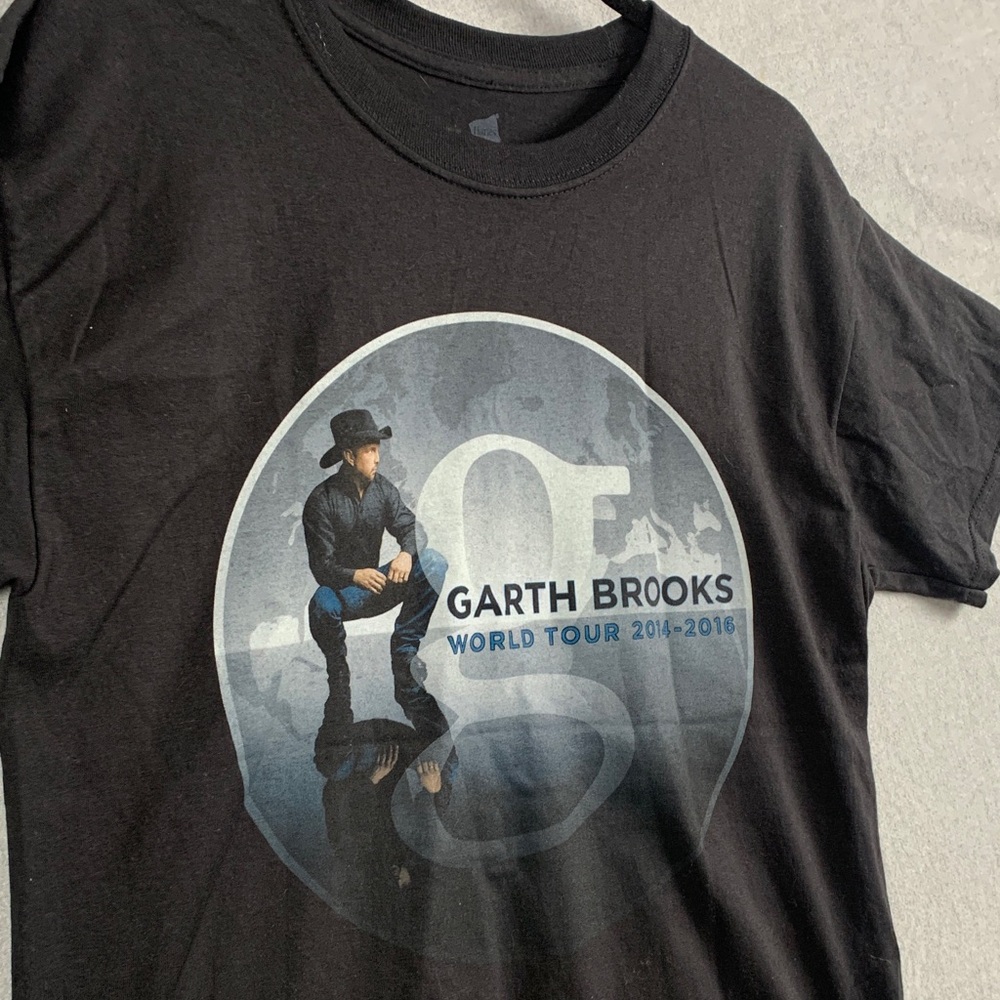 Hanes Black Garth Brooks Tour T-Shirt